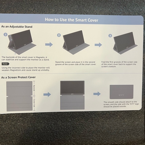 KYY Portable Monitor with HDMI - Picture 3 of 4